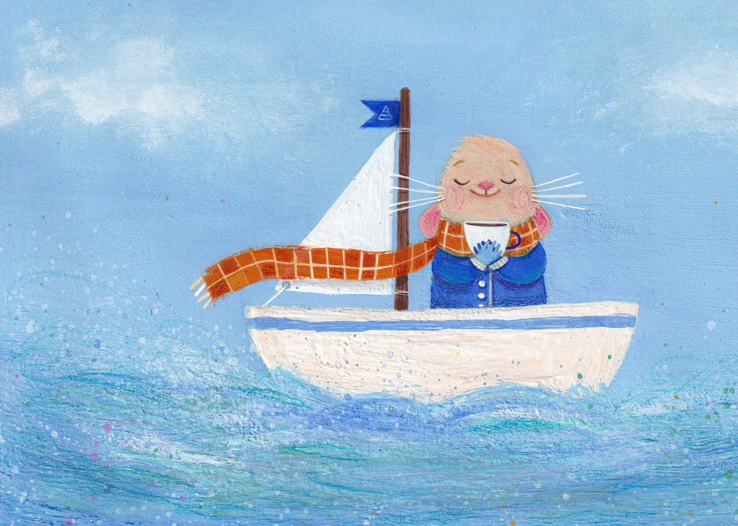 Ship Ahoy - Benjamin's Journey art print