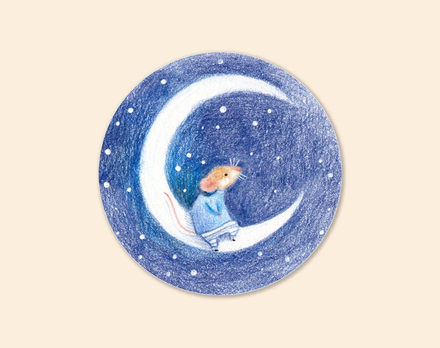 Over the Moon • Vinyl Sticker