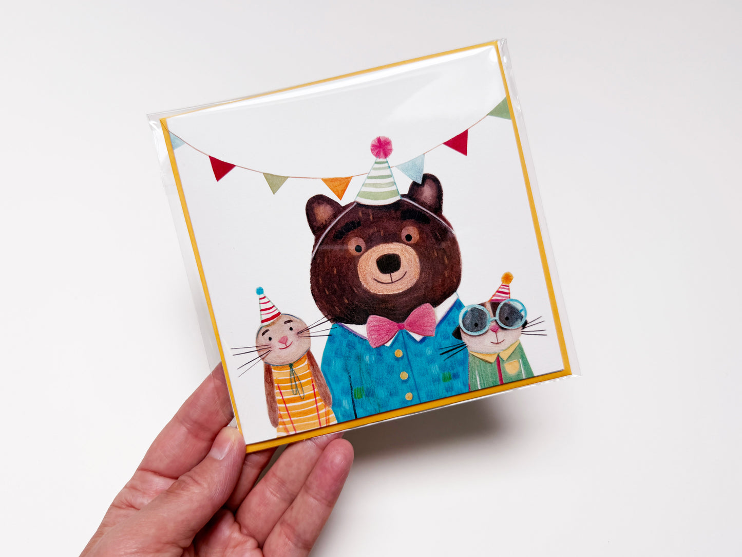 Set of 2 folded Birthday Cards (no text)