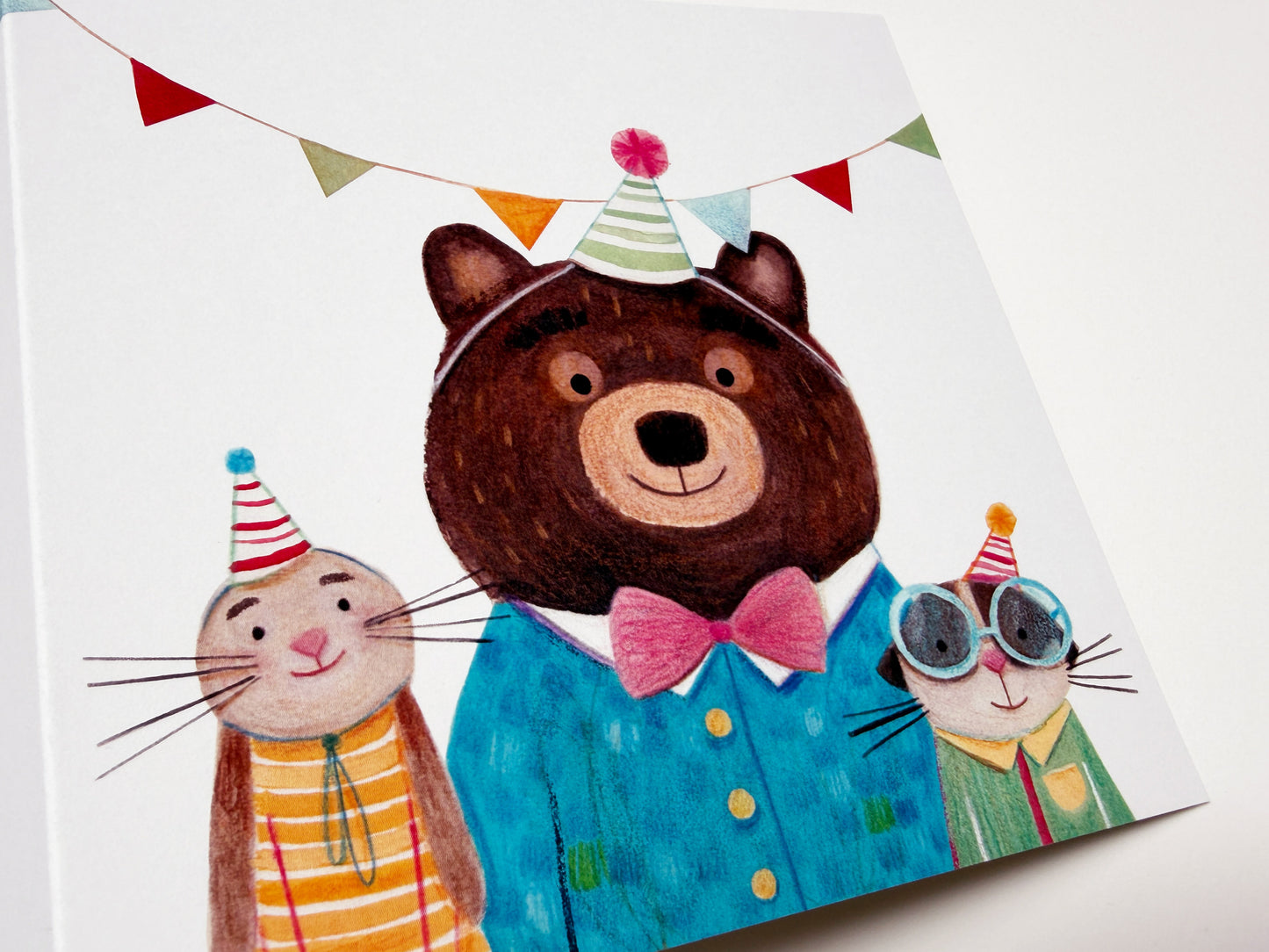Set of 2 folded Birthday Cards (no text)