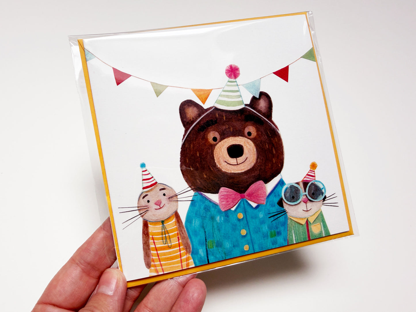 Set of 2 folded Birthday Cards (no text)