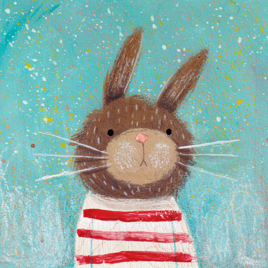 Nautical Bunny Art Print