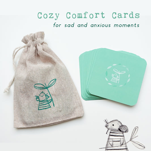 Cozy Comfort Cards for Sad and Anxious Moments