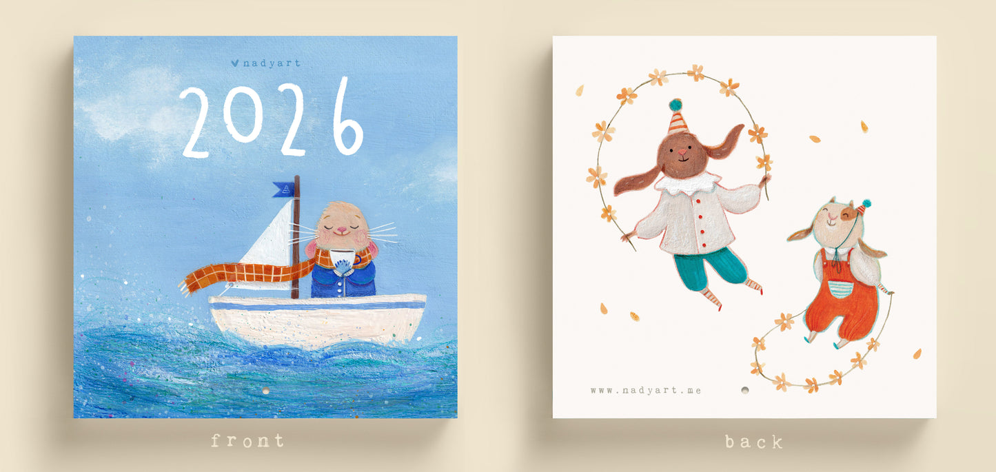 2026 Whimsical Art Calendar • Pre-order