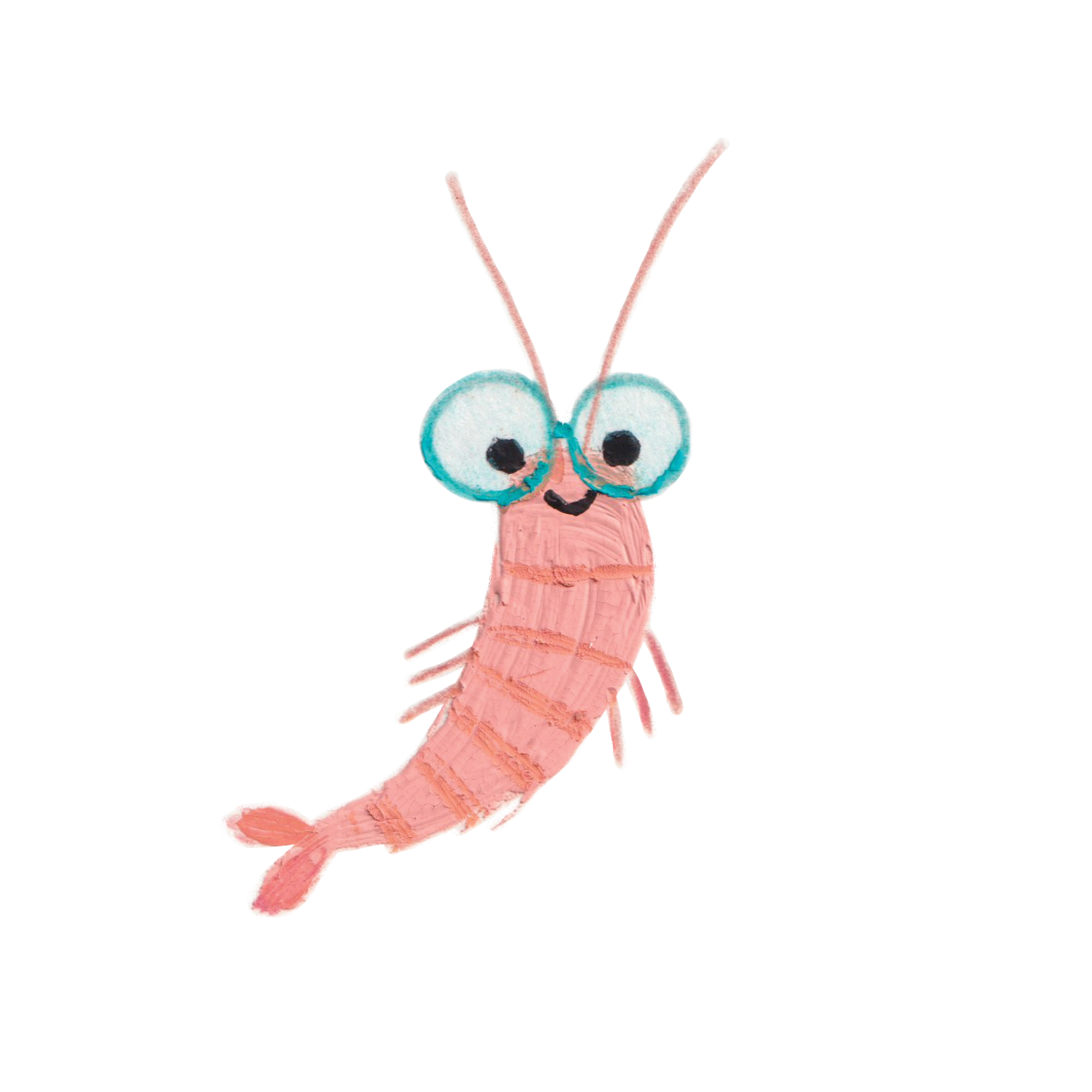 Max the Shrimp • Small Art Print