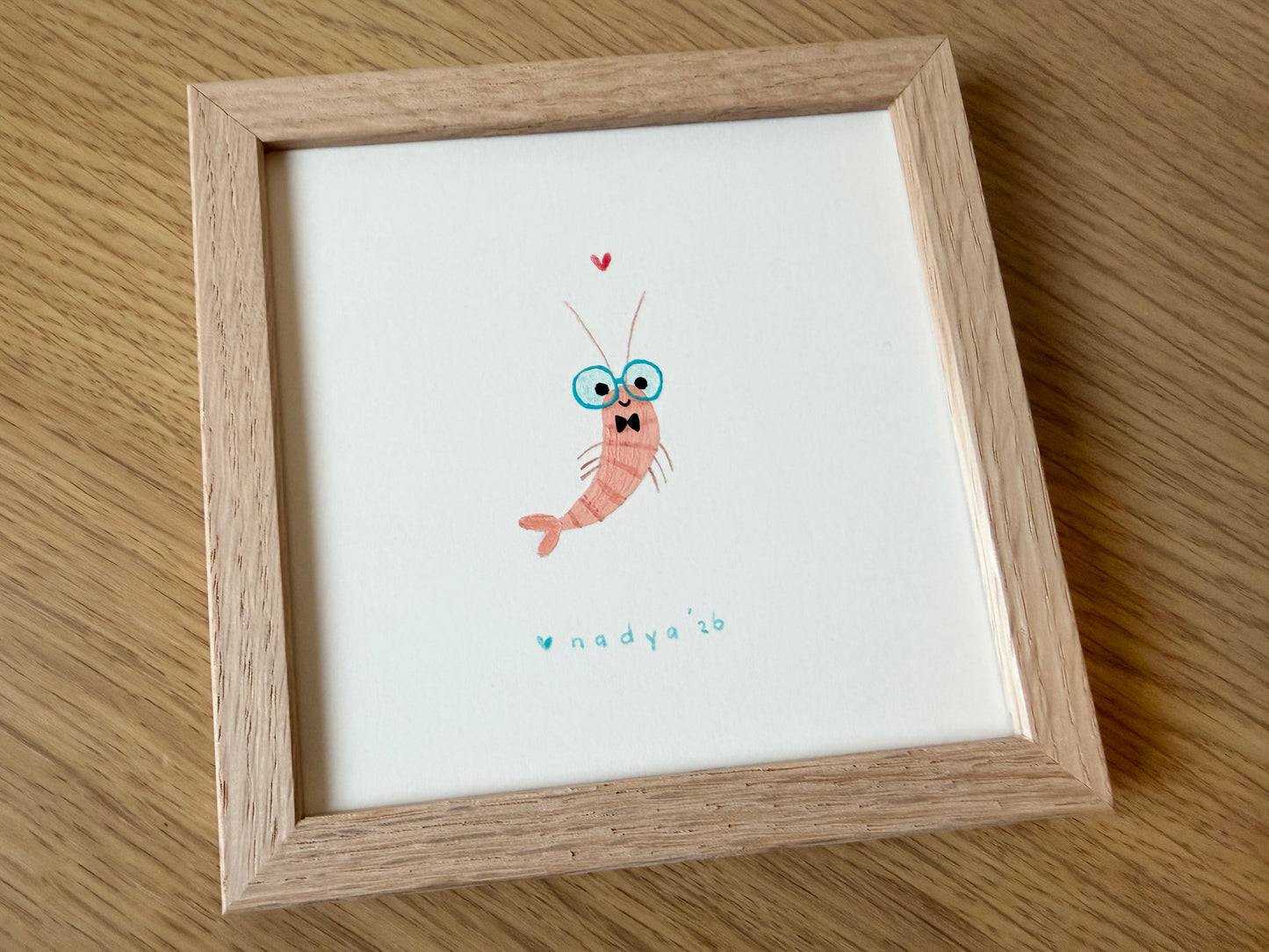 Max the Gentleman Shrimp • Small Framed Painting (4 available)