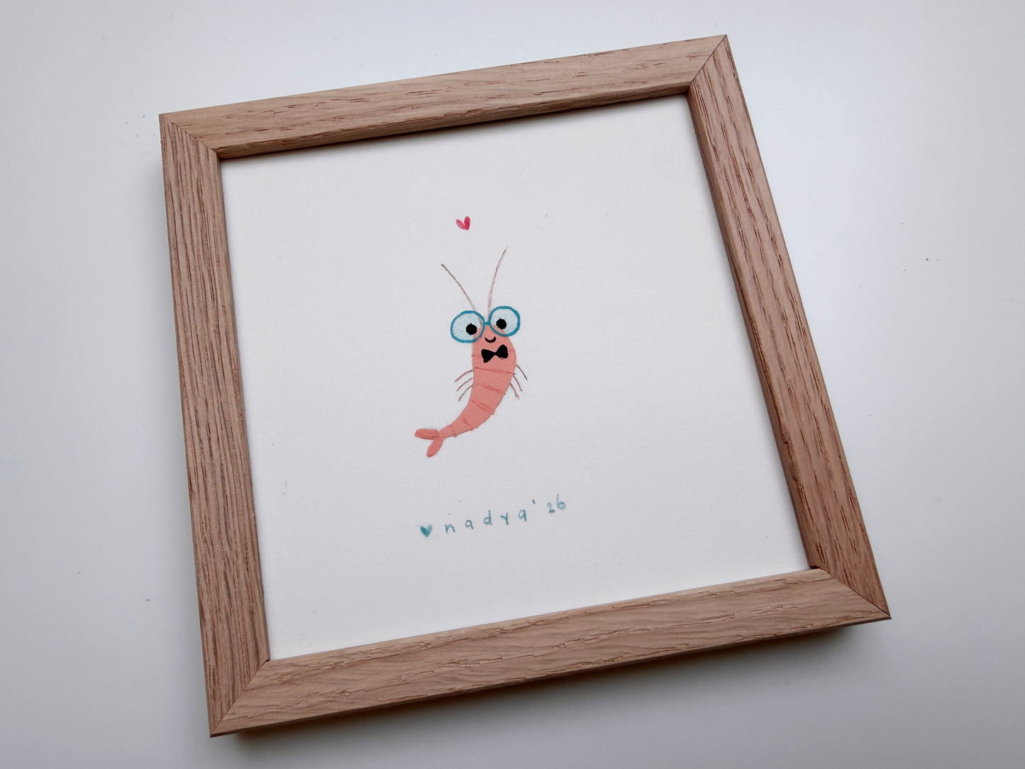 Max the Gentleman Shrimp • Small Framed Painting (4 available)