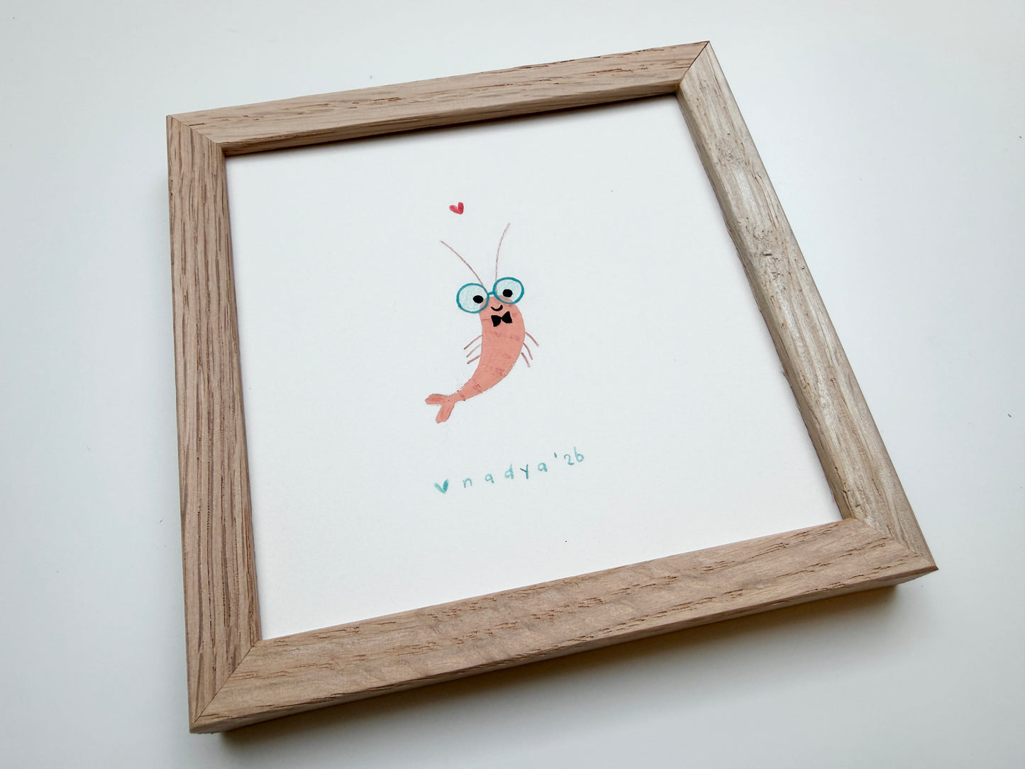 Max the Gentleman Shrimp • Small Framed Painting (4 available)