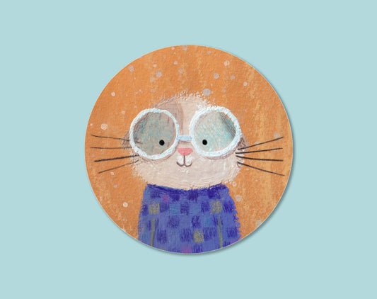 A very cozy Henry • Vinyl Sticker