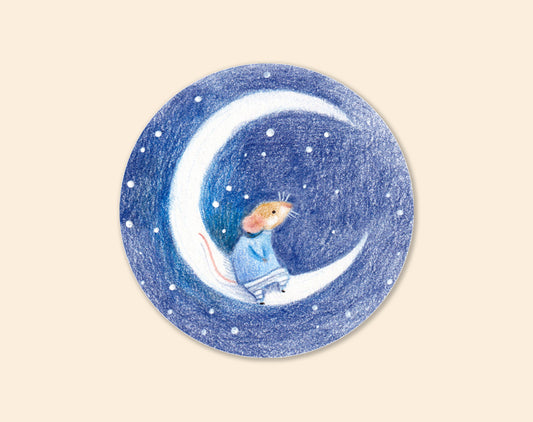 Over the Moon • Vinyl Sticker