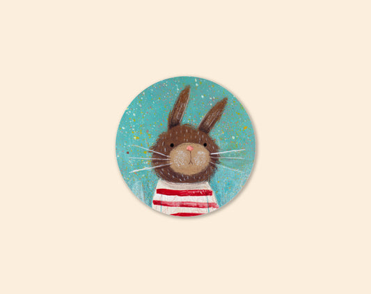 Nautical bunny • Small Vinyl Sticker