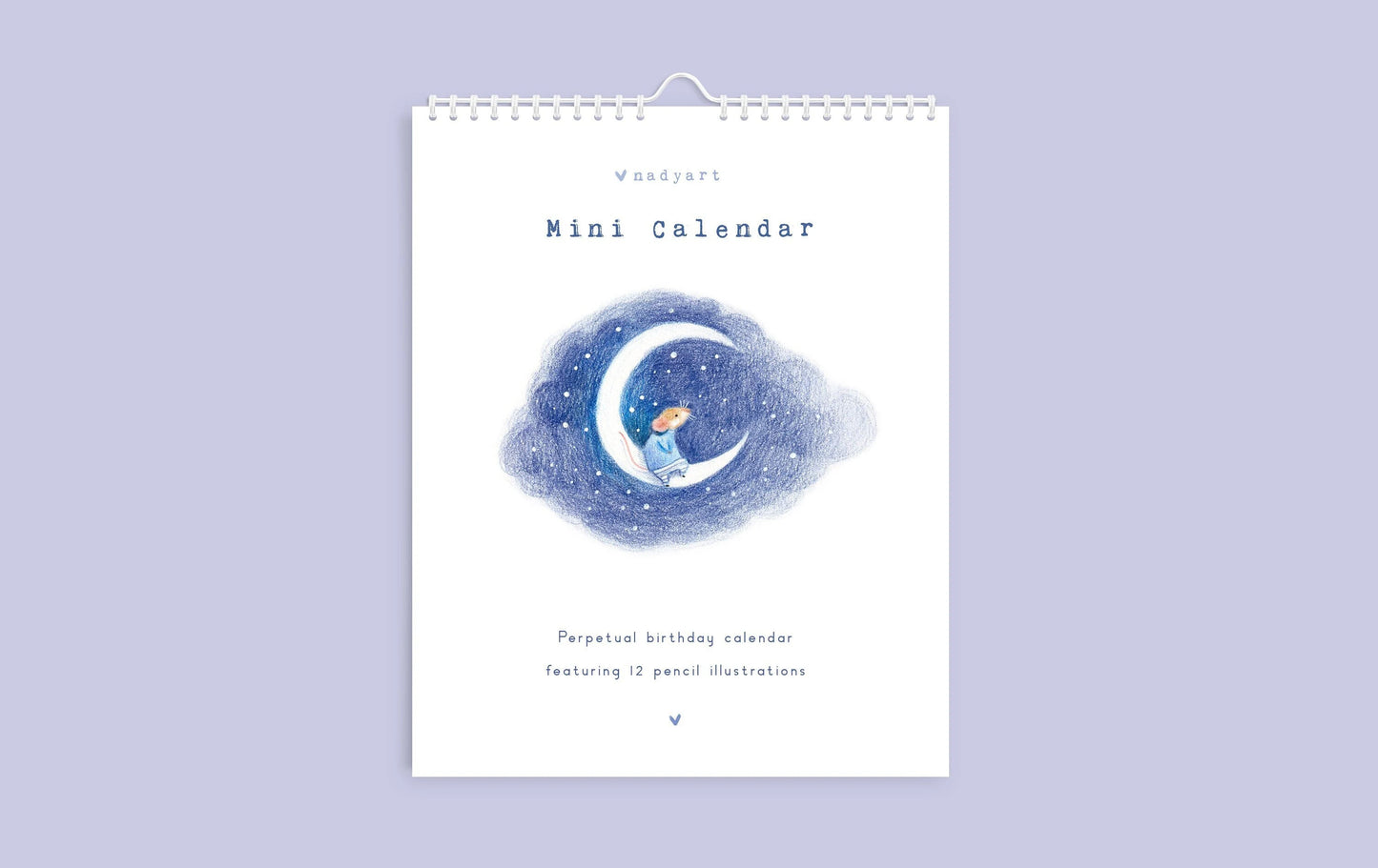 Mini Perpetual Birthday Calendar