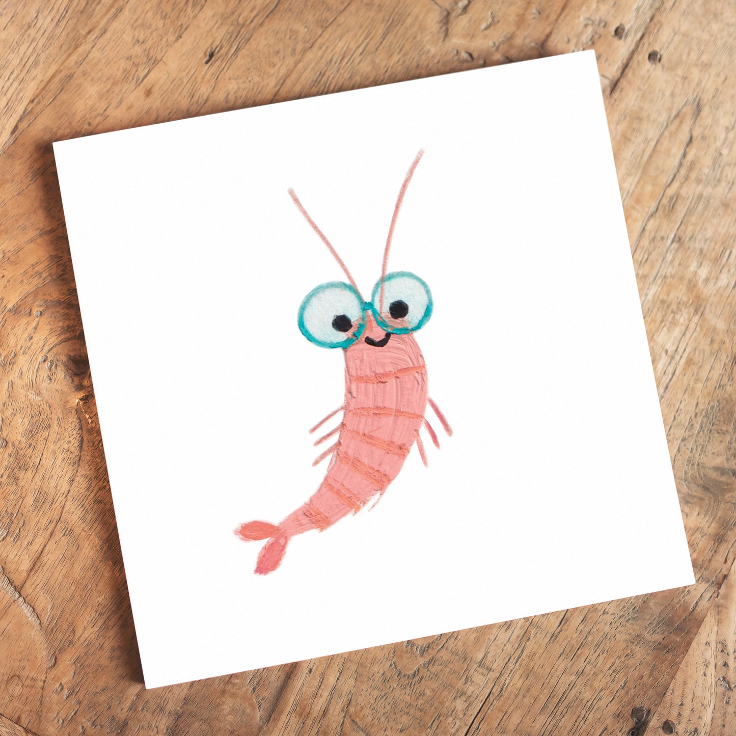 Max the Shrimp • Small Art Print